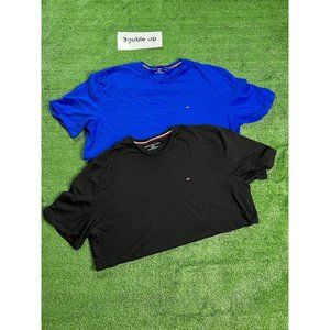 LOT of Tommy Hilfiger Men Size 3xl short sleeve Shirts Blue Black
